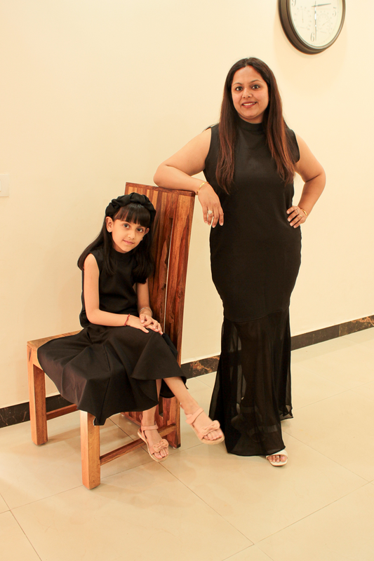 Black Twinning Dress