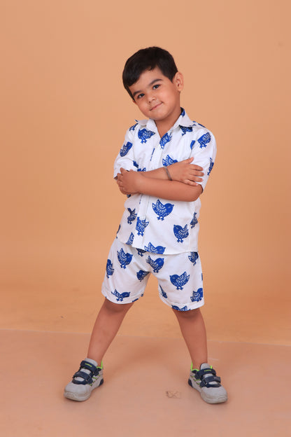 Blue Bird Boy Co-ord Set