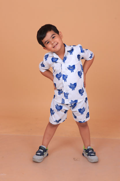 Blue Bird Boy Co-ord Set