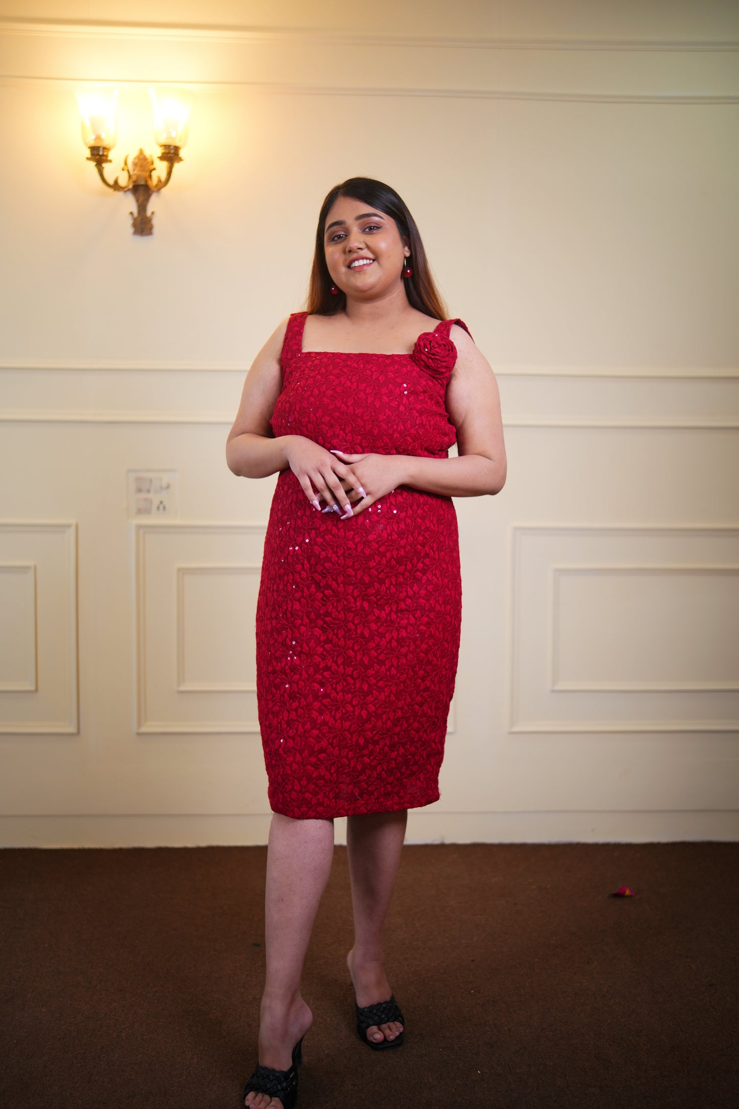 Red Rose Dress