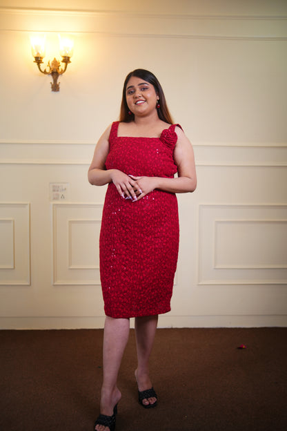 Red Rose Dress