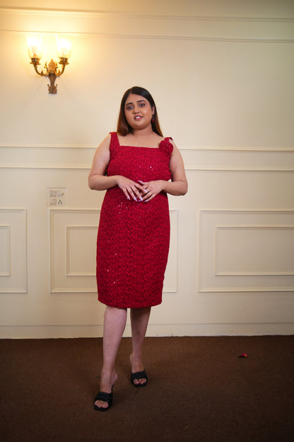 Red Rose Dress